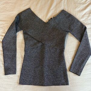 Ted Baker Shimmering Gray Top